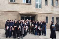 تجلیل نماینده مردم رشت در مجلس شورای اسلامی از ماماهای مرکز بهداشت شهرستان رشت